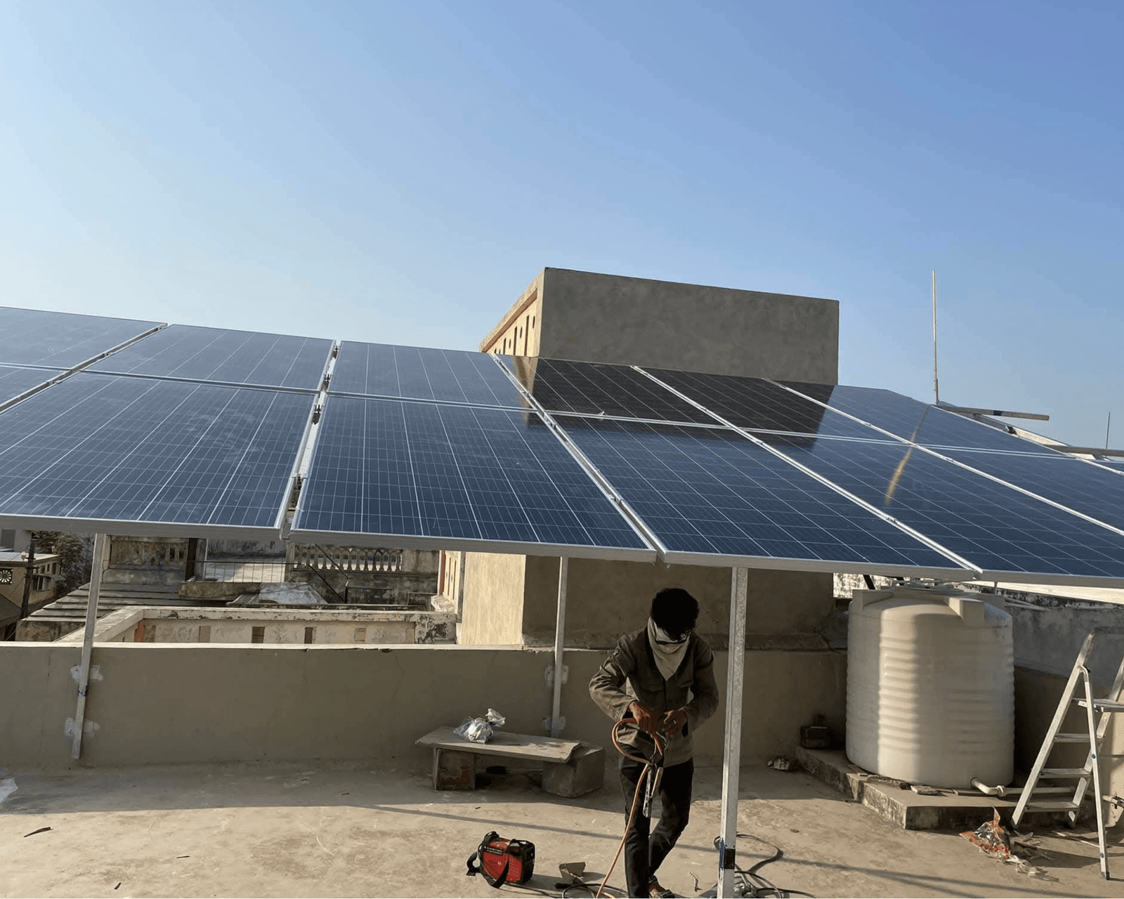 Solar project installation: Commercial Office Complex at Sohna Road, Gurgaon featuring 50kW On-Grid capacity