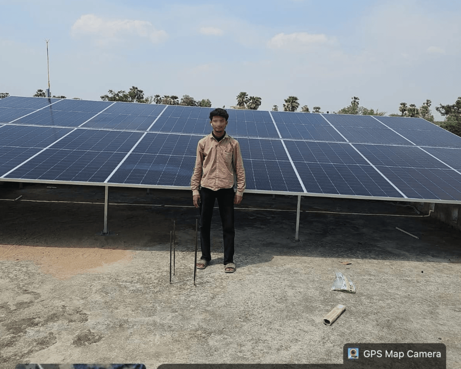 Solar project installation: Group Housing Society at South City 2, Gurgaon featuring 30kW On-Grid capacity